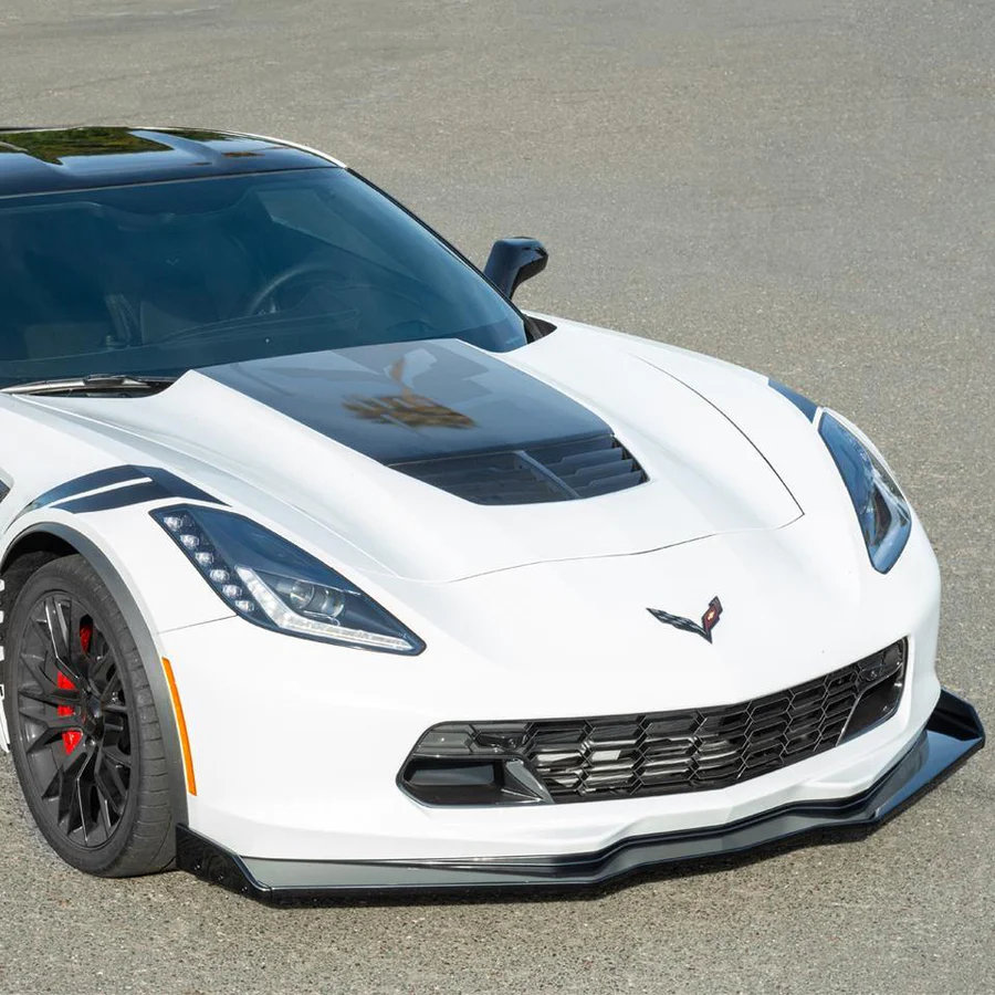 EOS 2014-2019 Chevrolet Corvette C7 Stage 2.5 ZR1 Conversion Extended Front Splitter - Image 2