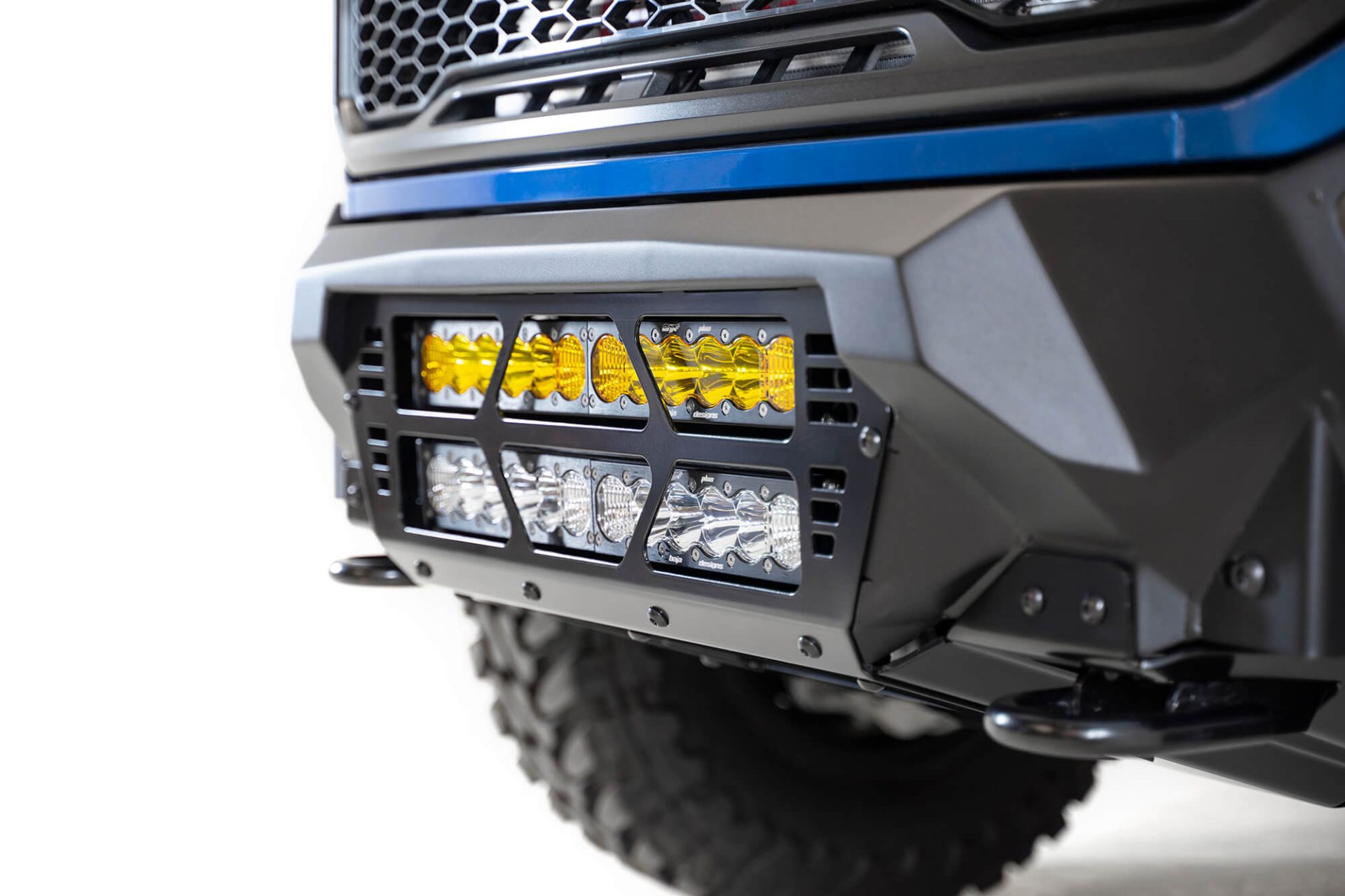 ADD Addictive Desert Design 2017-2020 Ford Raptor Bomber Front Bumper - 20 Inch Lights - Image 2
