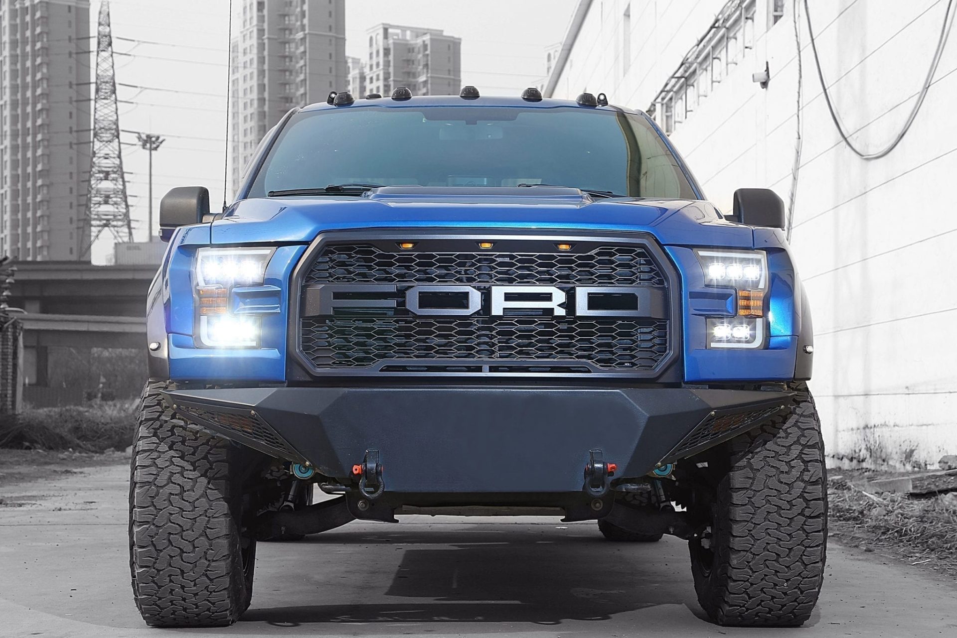 AlphaRex 2015-2020 Ford F-150 / Raptor NOVA-Series LED Projector Alpha Black Headlights - Image 5