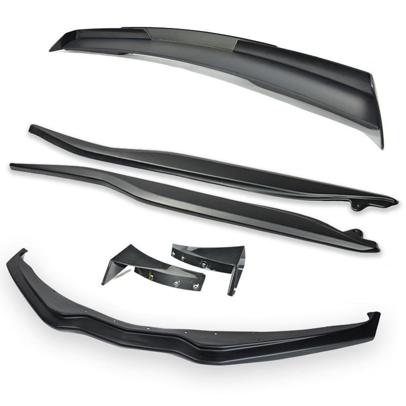 EOS 2014-2019 Chevrolet Corvette C7 Primer Black Stage 3 Aerodynamic Full Body Kit - Image 2