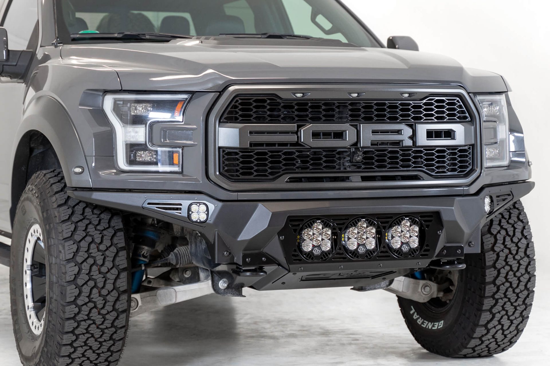 ADD Addictive Desert Designs 2017-2020 Ford Raptor Bomber Front Bumper-Baja Designs - Image 5