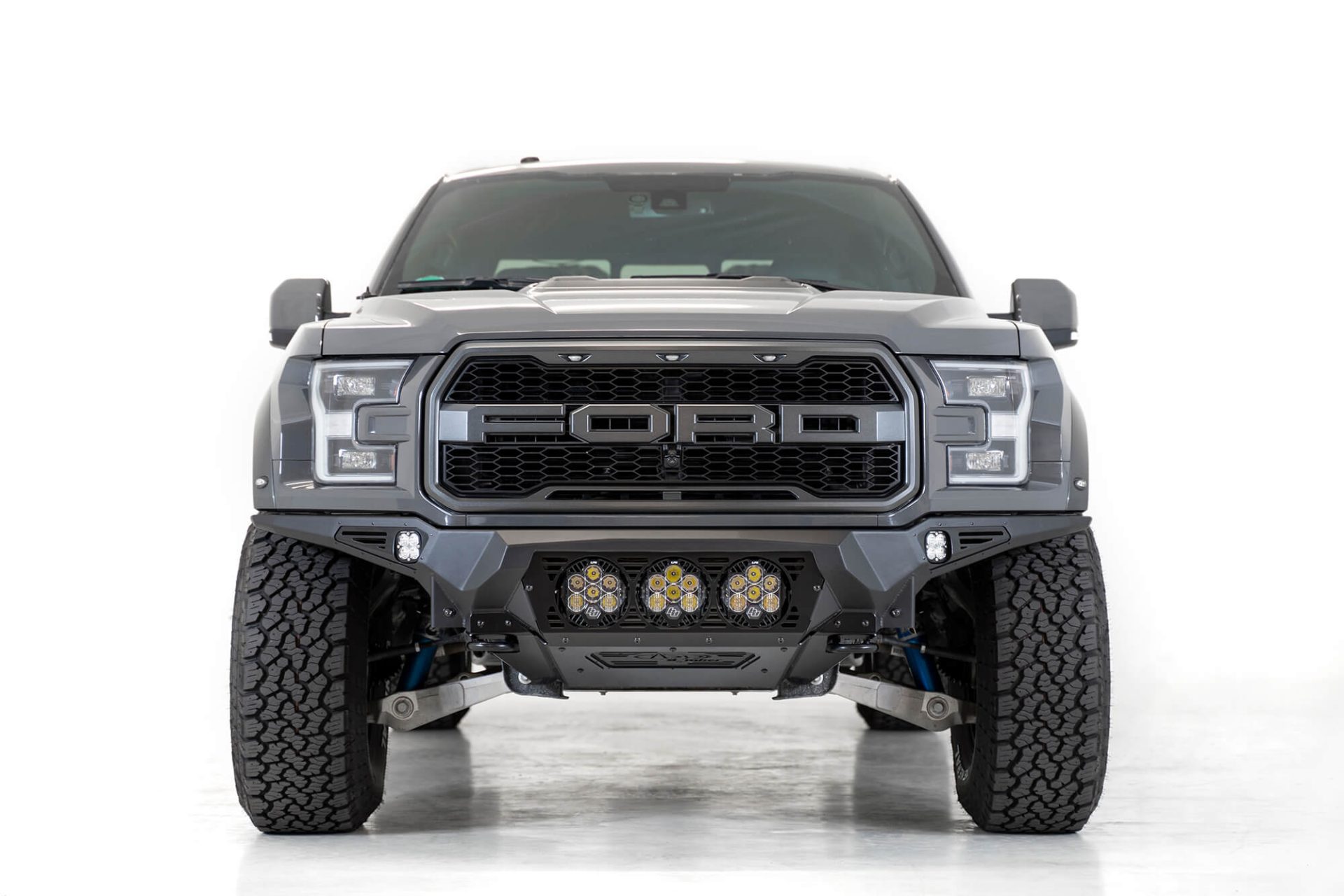 ADD Addictive Desert Designs 2017-2020 Ford Raptor Bomber Front Bumper-Baja Designs