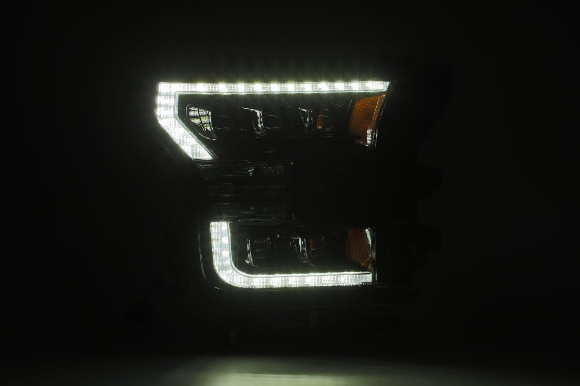 AlphaRex 2015-2020 Ford F-150 / Raptor NOVA-Series LED Projector Alpha Black Headlights - Image 3