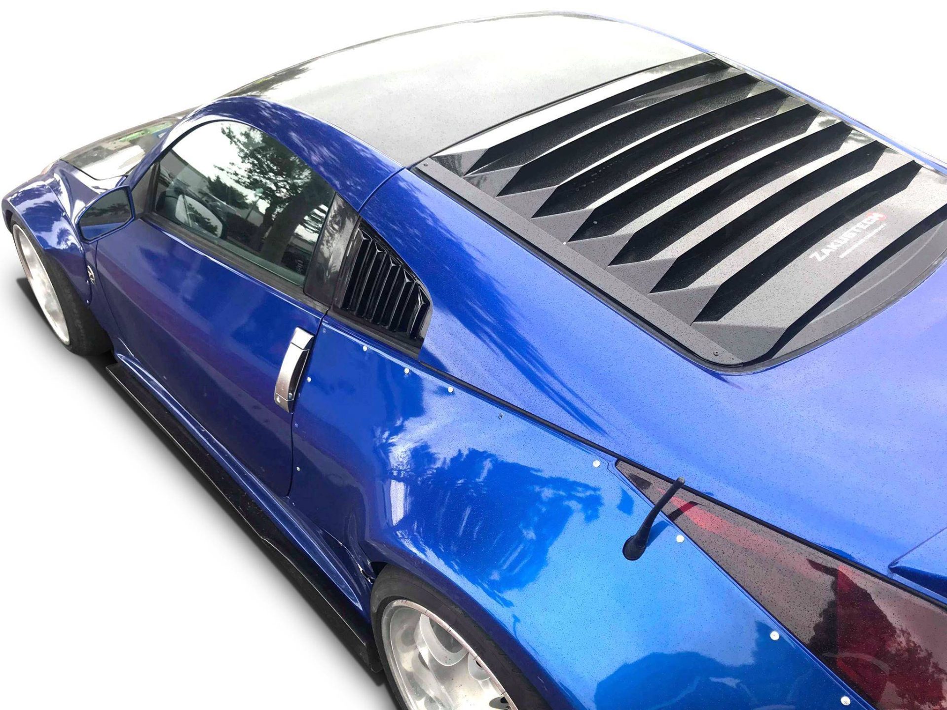 KBD Body Kits 2003-2008 Nissan 350Z Louvered Window Scoops - Image 2