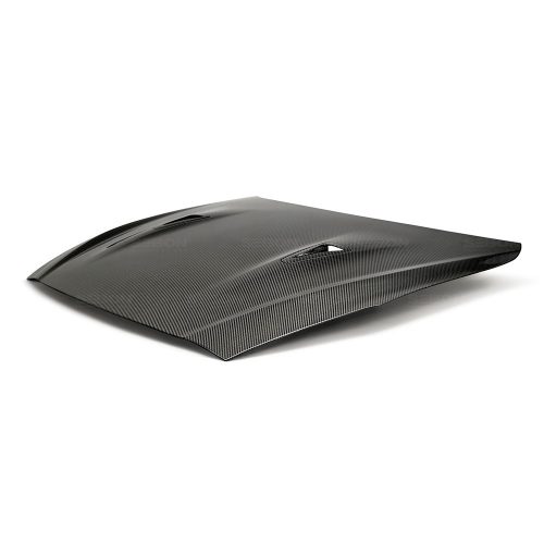 Alternative view of Seibon Carbon 2017-2021 Nissan GT-R R35 OEM-Style Carbon Fiber Hood