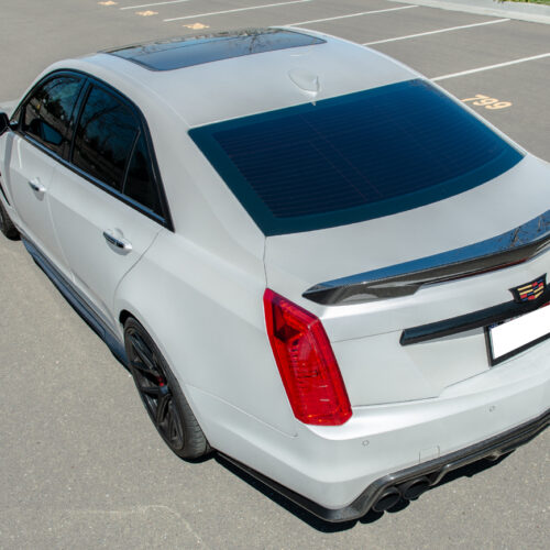 Alternative view of EOS 2016-19 Cadillac CTS-V Carbon Fiber Side Skirts Rocker Panels