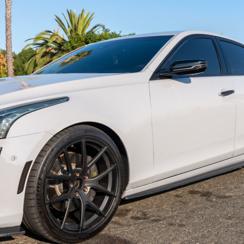 EOS 2014-19 Cadillac CTS Carbon Fiber Side Skirts Rocker Panels