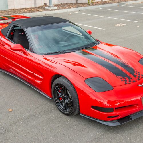 Alternative view of EOS Chevrolet Corvette C5 Carbon Fiber Front Headlight Covers