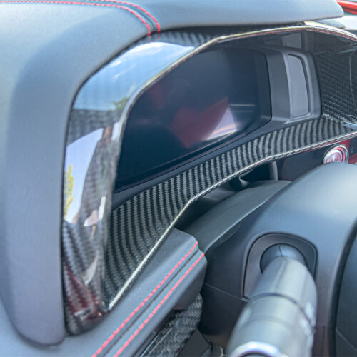EOS Corvette C8 Gauge Carbon Fiber Cluster Cover