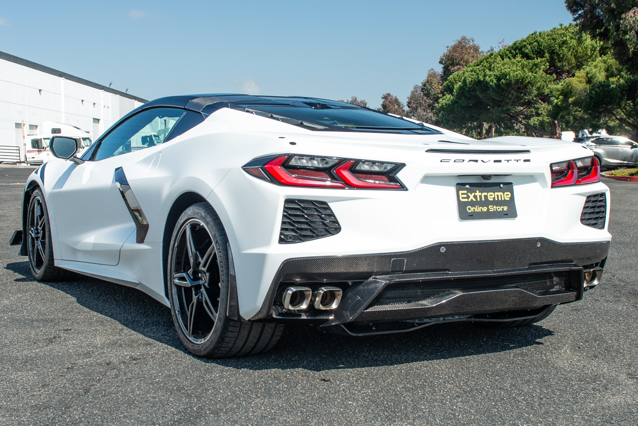 EOS 2020-2024 Chevrolet Corvette C8 Carbon Fiber Top Roof Pillar Bow (18)