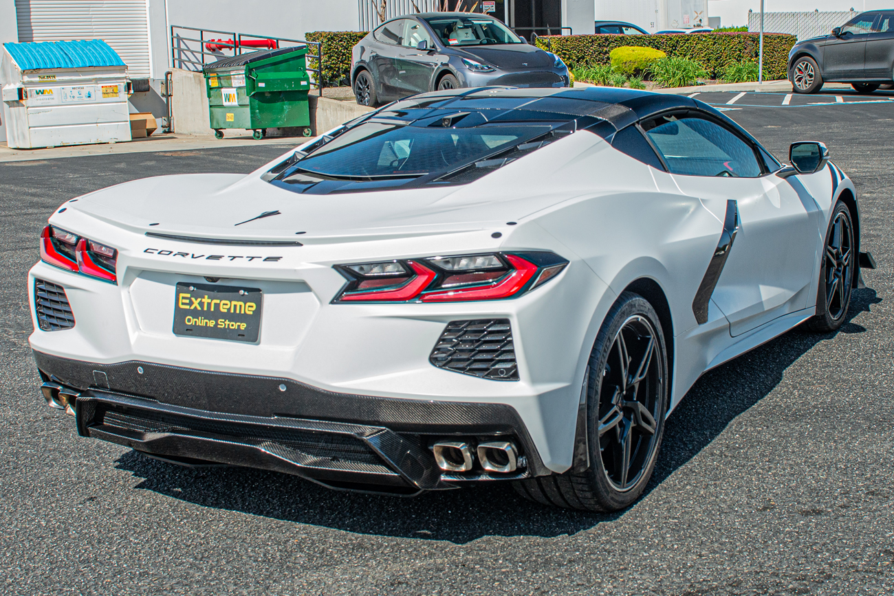 EOS 2020-2024 Chevrolet Corvette C8 Carbon Fiber Top Roof Pillar Bow (20)