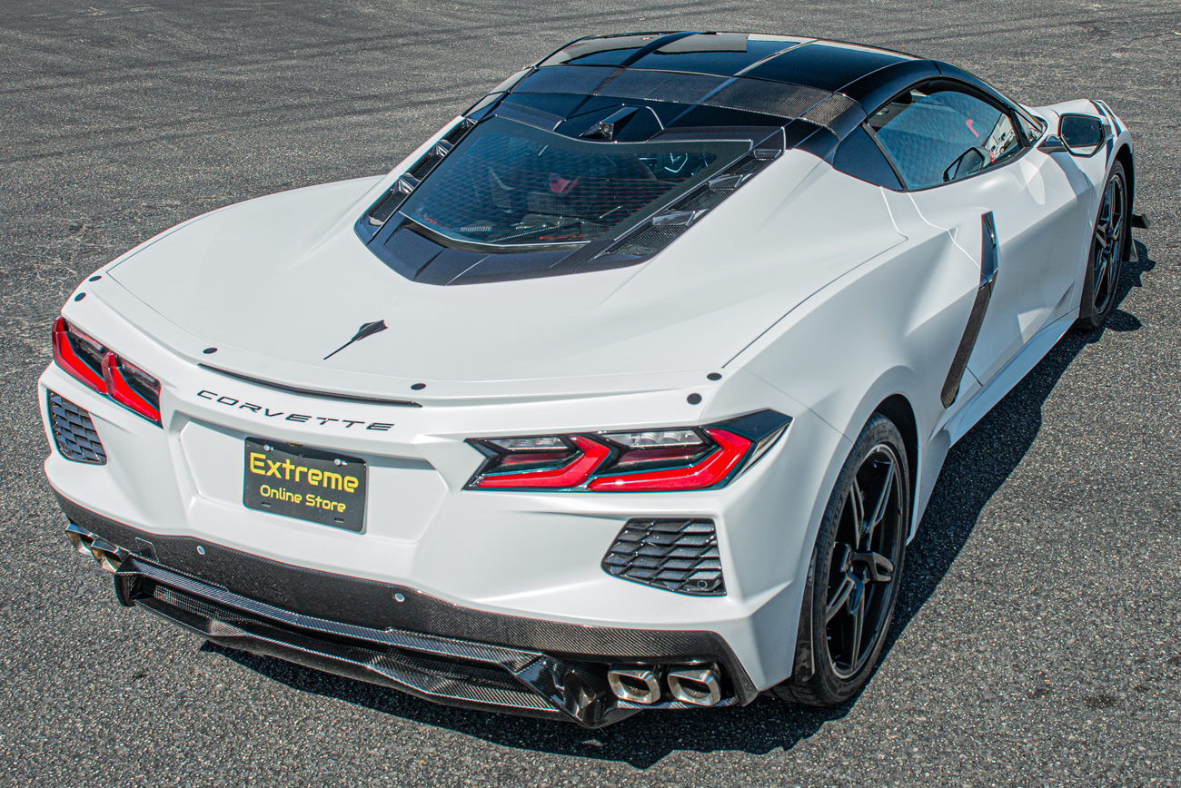 EOS 2020-2024 Chevrolet Corvette C8 Carbon Fiber Top Roof Pillar Bow (26)