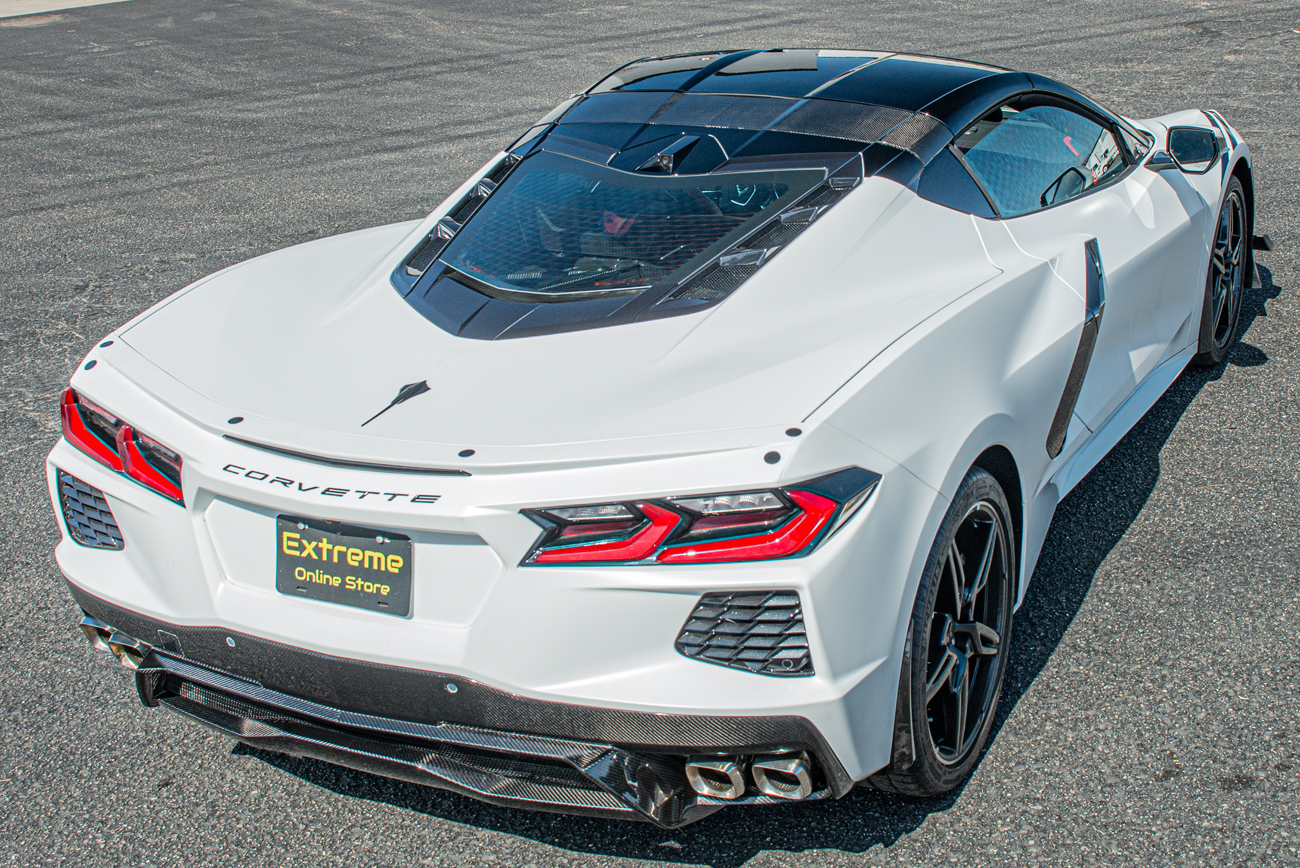 EOS 2020-2024 Chevrolet Corvette C8 Carbon Fiber Top Roof Pillar Bow (28)