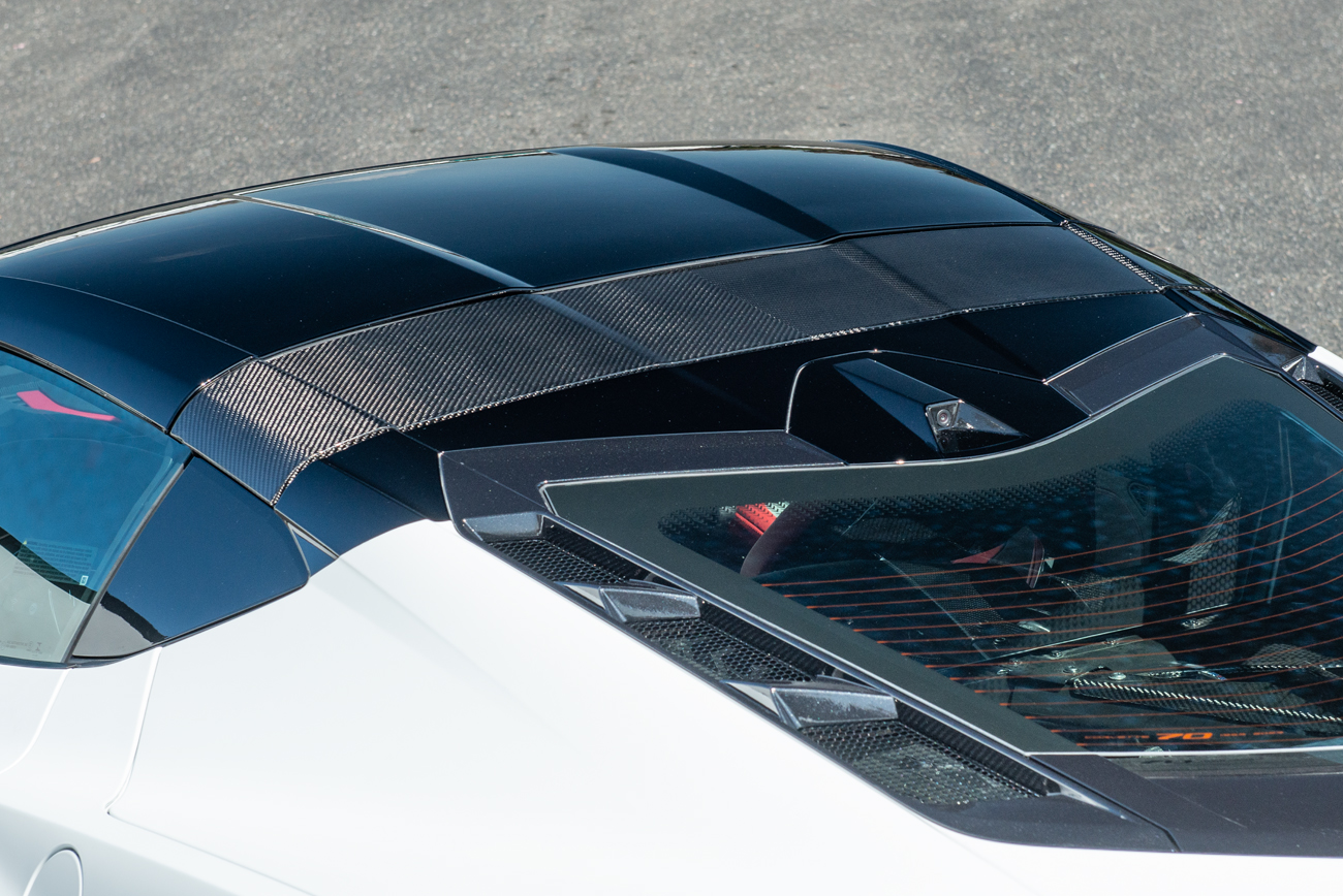 EOS 2020-2024 Chevrolet Corvette C8 Carbon Fiber Top Roof Pillar Bow (30)