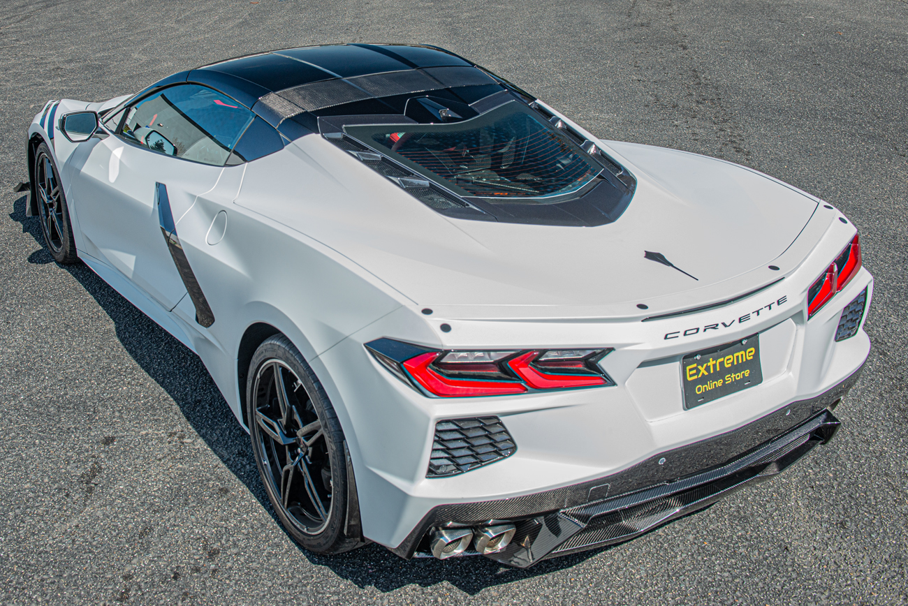 EOS 2020-2024 Chevrolet Corvette C8 Carbon Fiber Top Roof Pillar Bow (31)