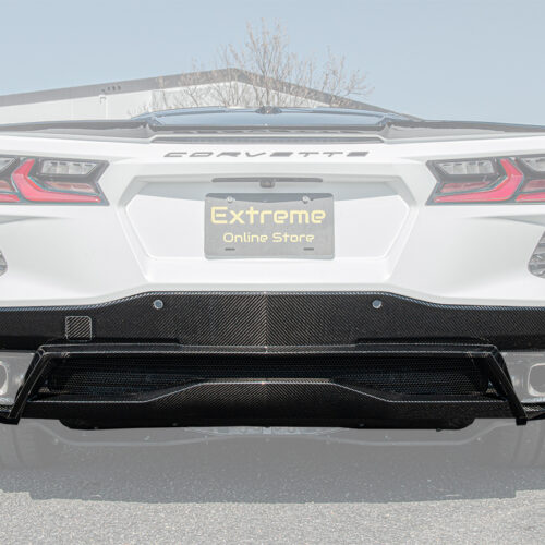 Alternative view of EOS Chevrolet Corvette C8 Carbon Fiber Rear Diffuser