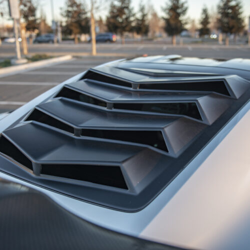 Alternative view of EOS Corvette C7 Coupe Rear Window Louver Cover
