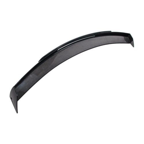 EOS 2014-2019 Corvette C7 Z06 Stage 3 Carbon Fiber Rear Spoiler w/ Wickerbill Extension - Smoke Tinted