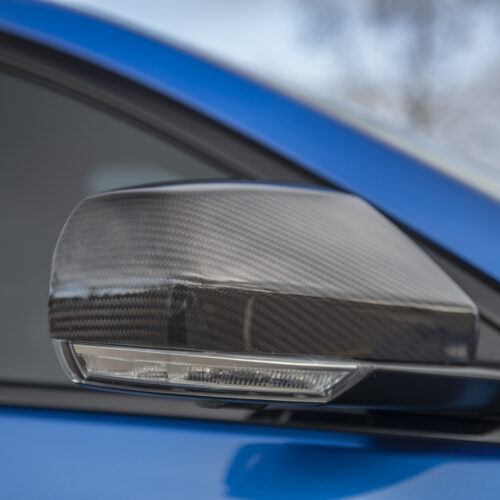 Alternative view of EOS 2013-18 Cadillac ATS ATS-V Sedan | GM Factory CARBON FIBER Side Mirror Covers