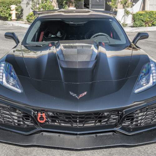 Alternative view of EOS Chevrolet Corvette C7 ZR1 Hood Cowl Louver Cover