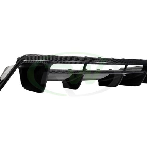 Alternative view of RW Carbon 2015-2018 Audi R8 8S Carbon Fiber Rear Diffuser