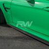 RW Carbon BMW F80 M3 3D Style CF Side Skirt Extensions (2)