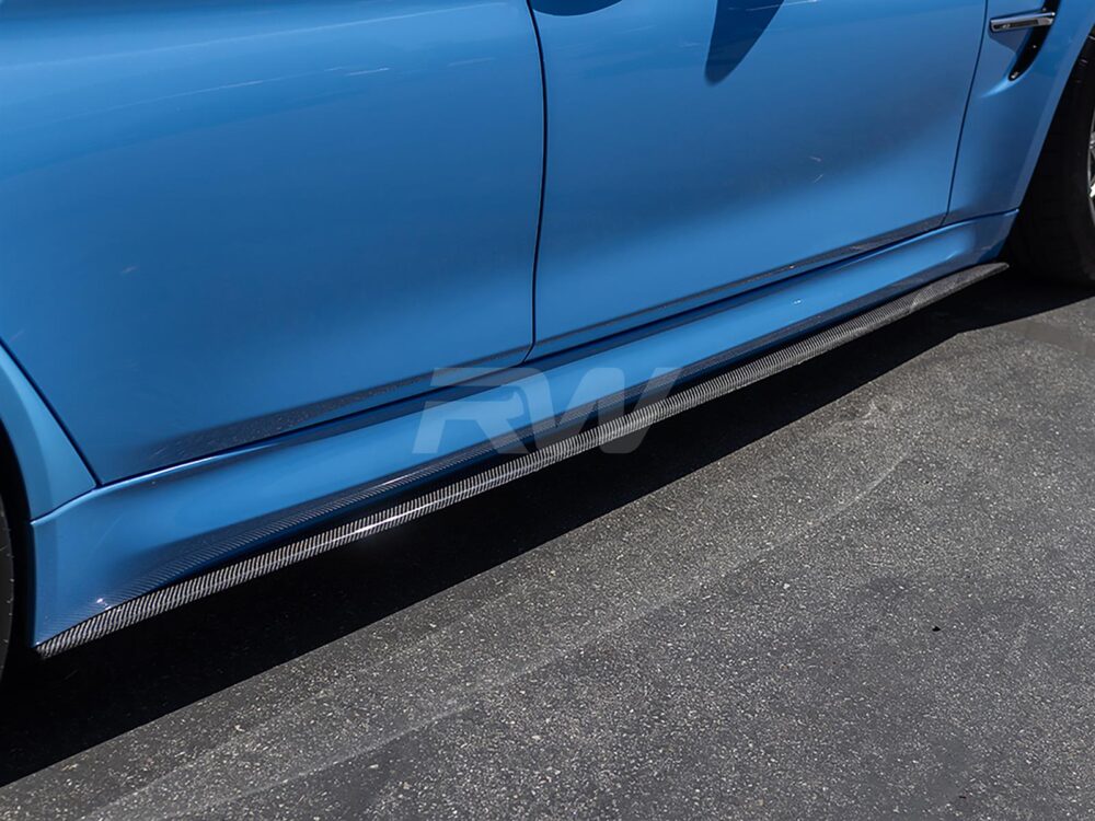RW Carbon BMW F80 M3 3D Style CF Side Skirt Extensions (8)