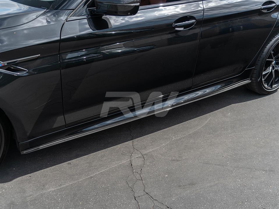 RW Carbon BMW G30 F90 3D Style CF Side Skirt Extensions (2)