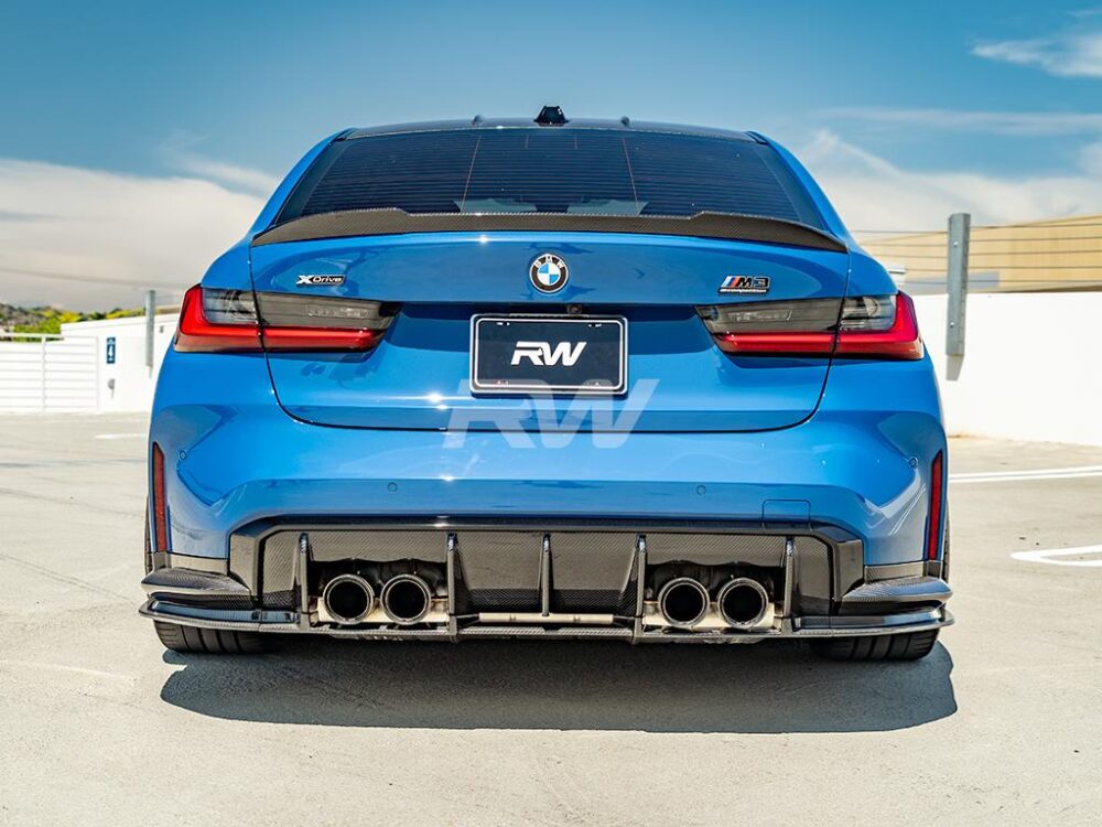 RW Carbon BMW G8X M3M4 OEM Style Carbon Fiber Diffuser (4)