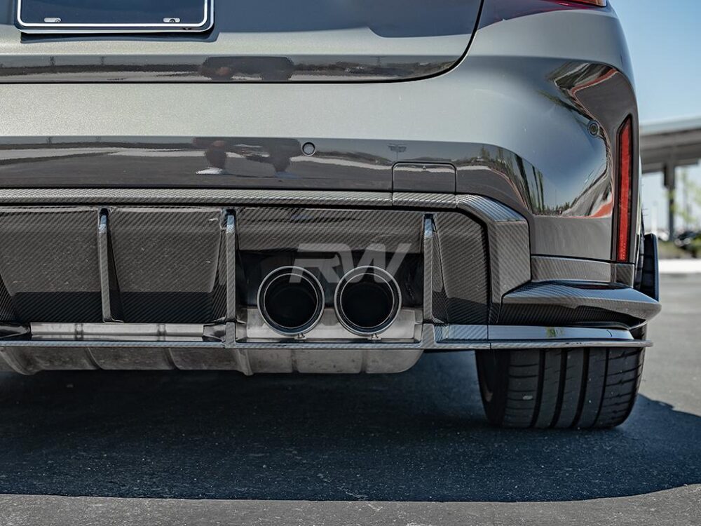 RW Carbon BMW G8X M3M4 OEM Style Carbon Fiber Diffuser (8)