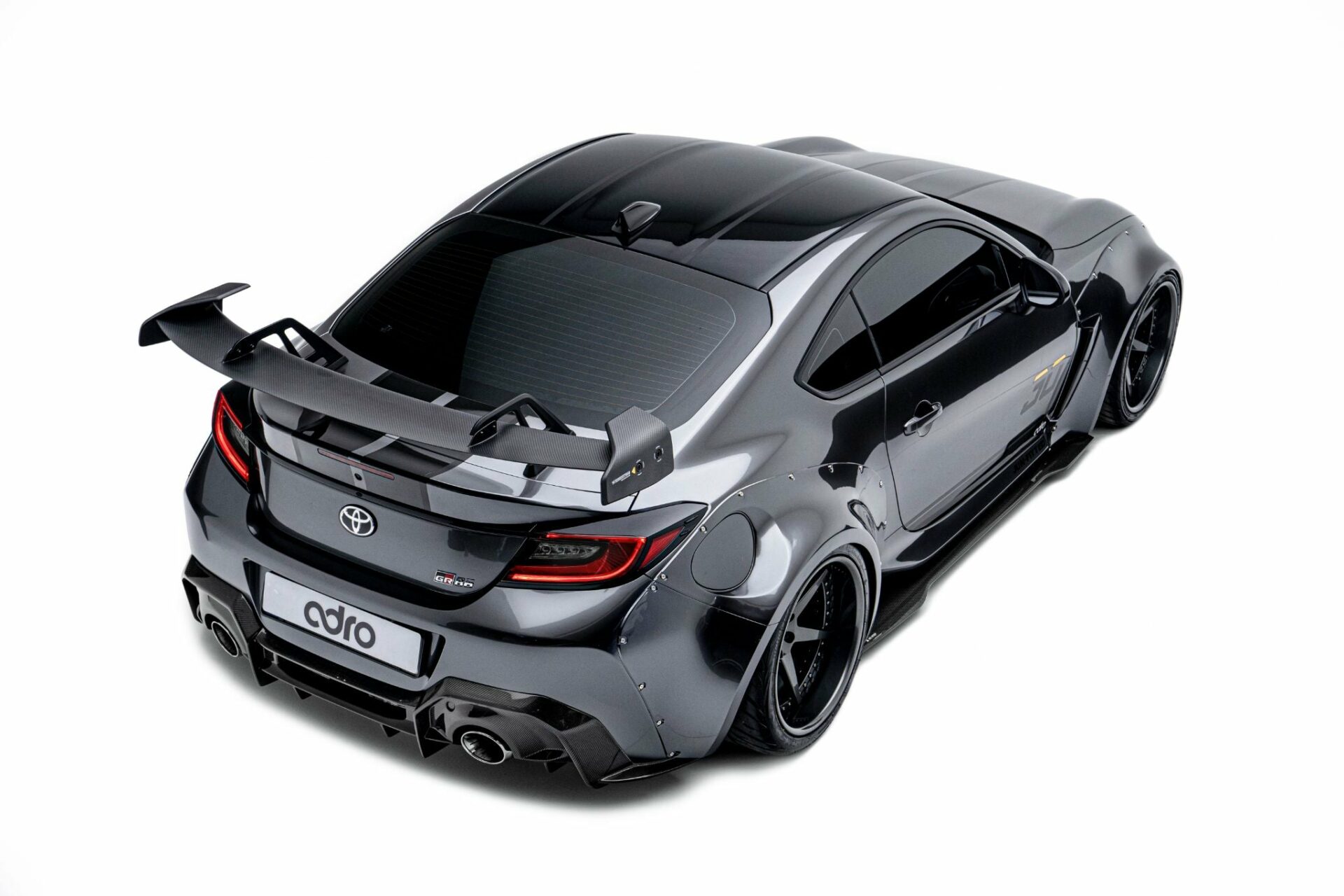 ADRO 2022-2024 Subaru BRZ AT-R1 Swan Neck Wing - Image 5
