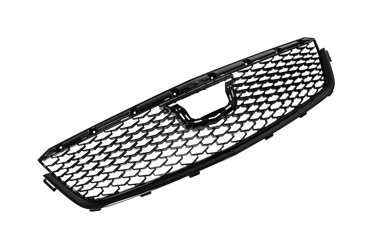 2020-up-cadillac-ct4-front-bumper-grille-cover Painted Glossy Black (5)