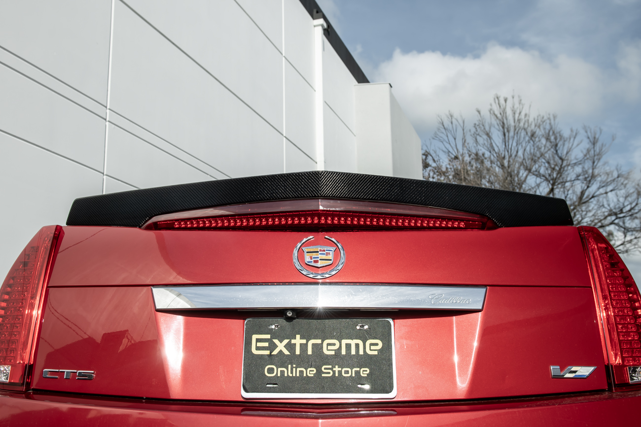 EOS 2009-2015 Cadillac CTS-V Carbon Fiber Lid Wing Trunk Spoiler (18)
