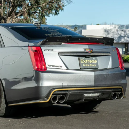 EOS 2016-19 Cadillac CTS-V Carbon Fiber Rear Trunk Wing Wickerbill Spoiler
