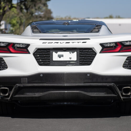 Alternative view of EOS Chevrolet Corvette C8 License Plate Backing