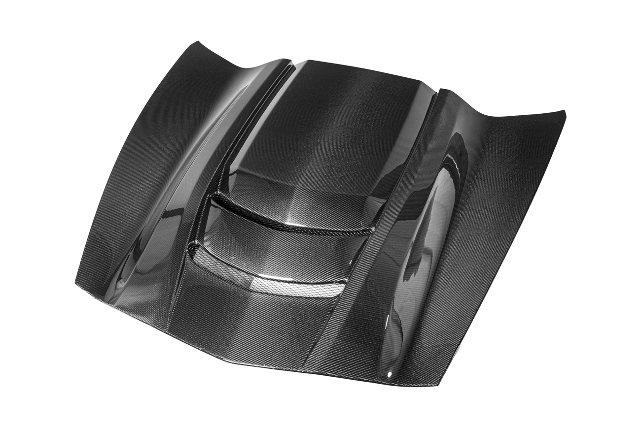 EOS Corvette C7 Cowl Vented Extractor Hood (2)