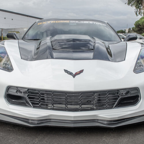 Alternative view of EOS Corvette C7 Cowl Vented Extractor Hood