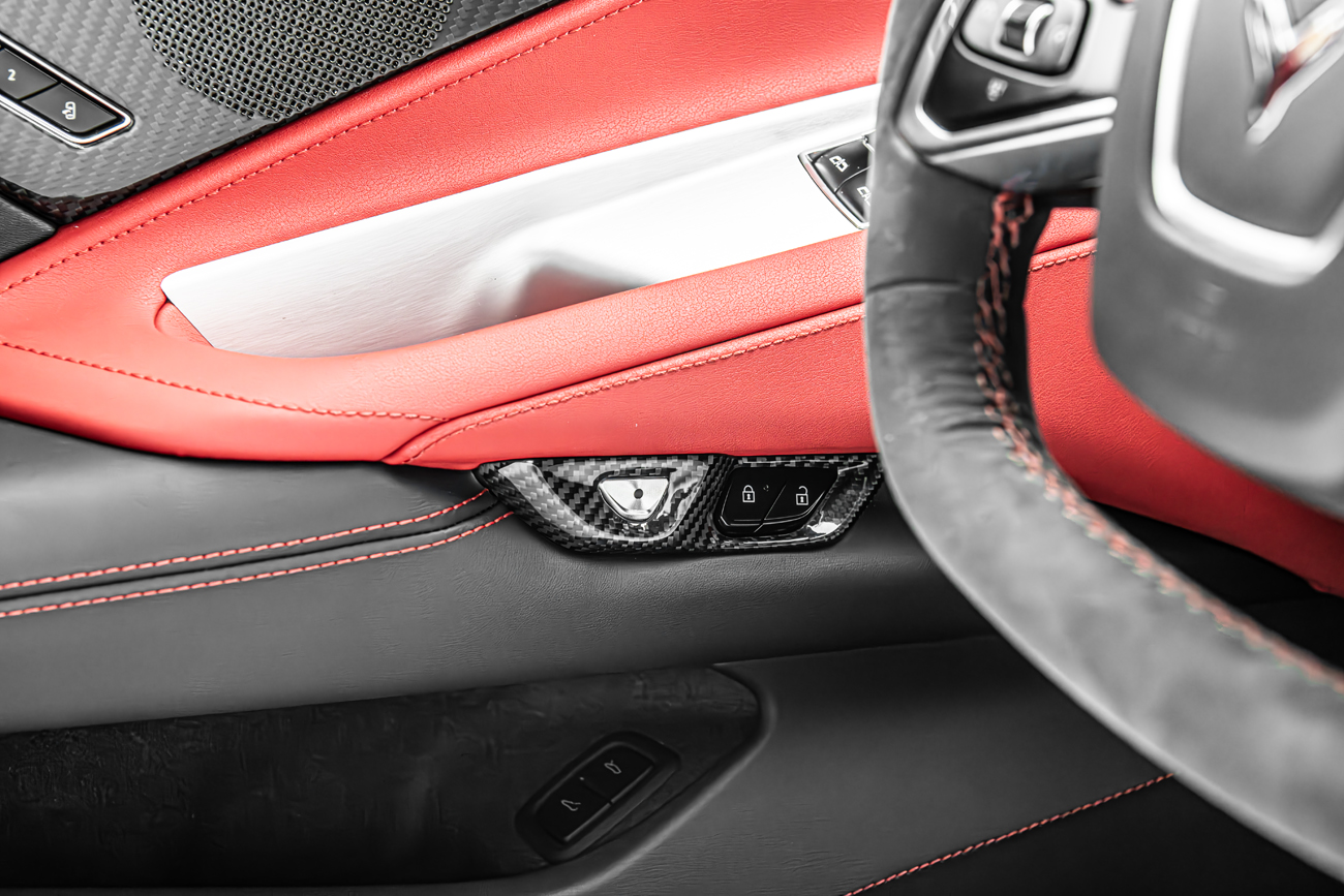 EOS Corvette C8 Door Control Button Cover (12)