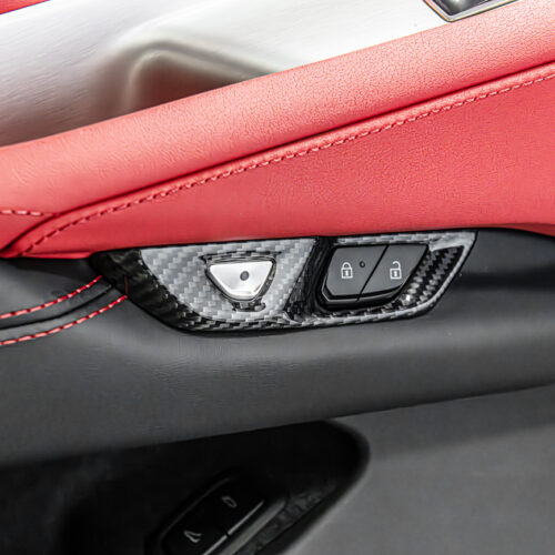 Alternative view of EOS Corvette C8 Door Control Button Cover
