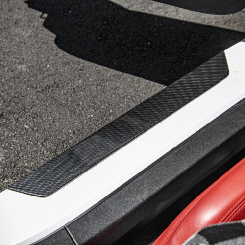 Alternative view of EOS Corvette C8 Side Door Sill Plate Strip Covers