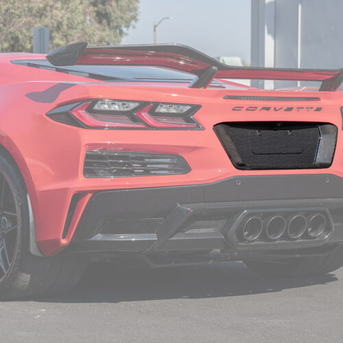 EOS Corvette C8 Z06 License Plate Backing