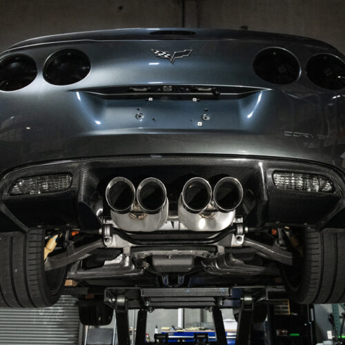 Alternative view of EOS 2005-2013 Chevrolet Corvette C6 Rear Bumper Diffuser