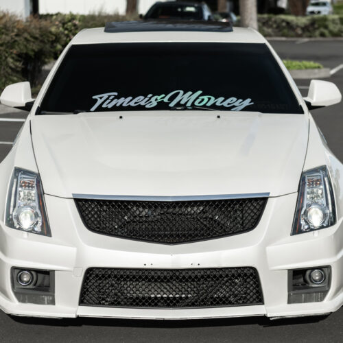 EOS 2009-15 Cadillac CTS-V Front Upper Lower Badgeless Grille