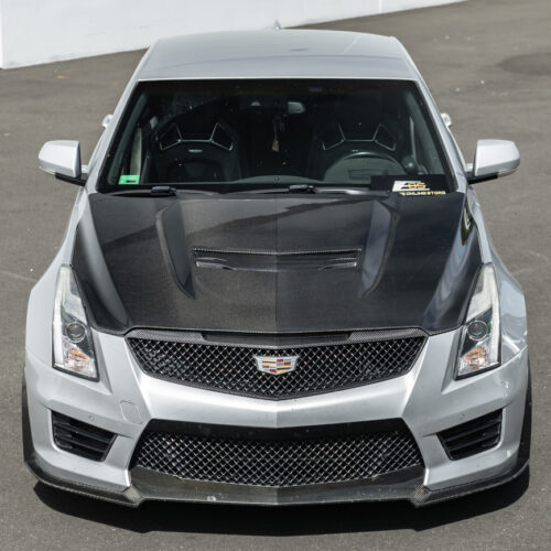 EOS 2016-19 Cadillac ATS-V Front Bumper Hood Vented Cover