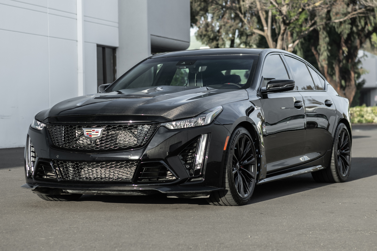 2020-24 Cadillac CT5-V Blackwing Front Lip Splitter-Carbon Fiber (11)