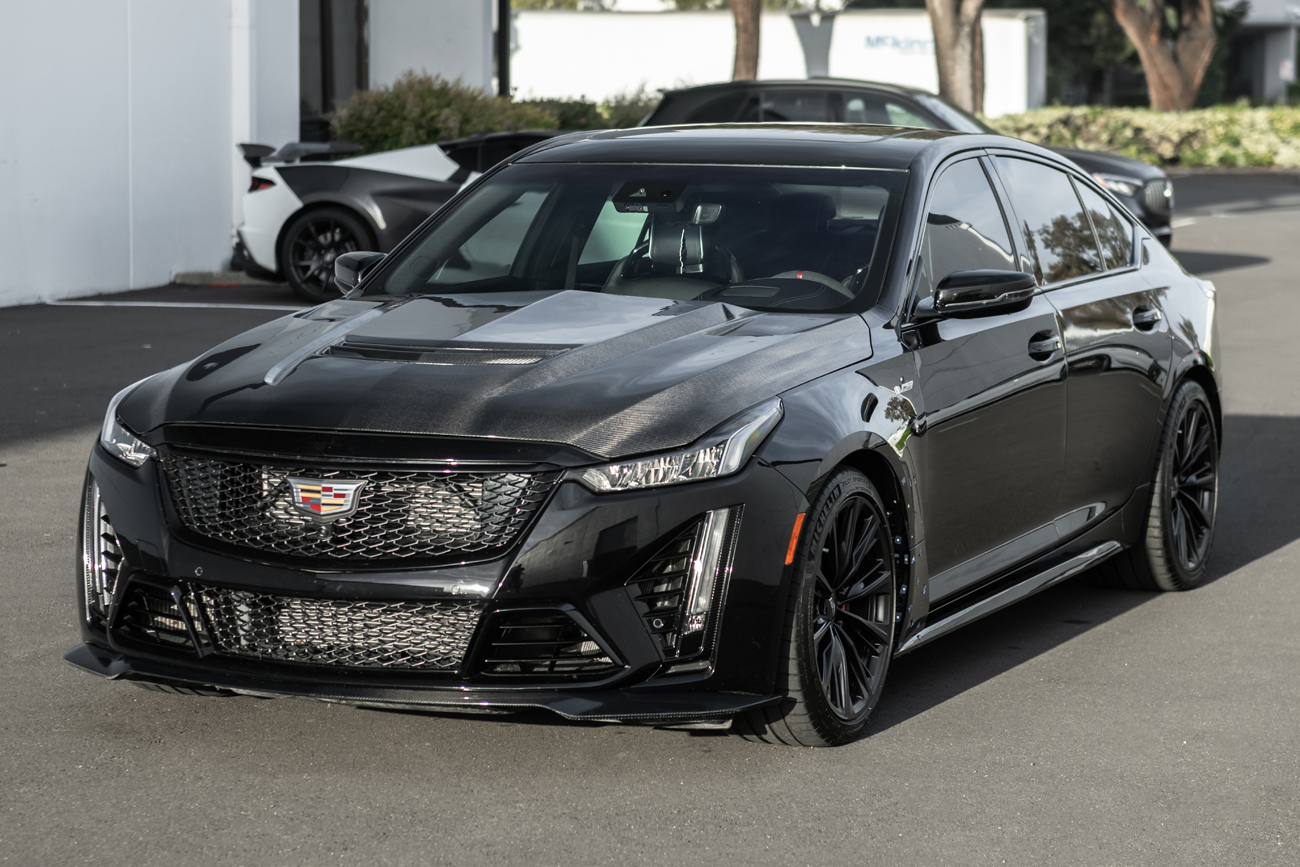 2020-24 Cadillac CT5-V Blackwing Front Lip Splitter-Carbon Fiber (13)