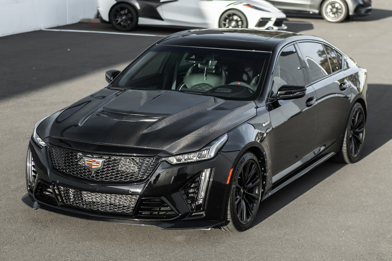 2020-24 Cadillac CT5-V Blackwing Front Lip Splitter-Carbon Fiber (14)