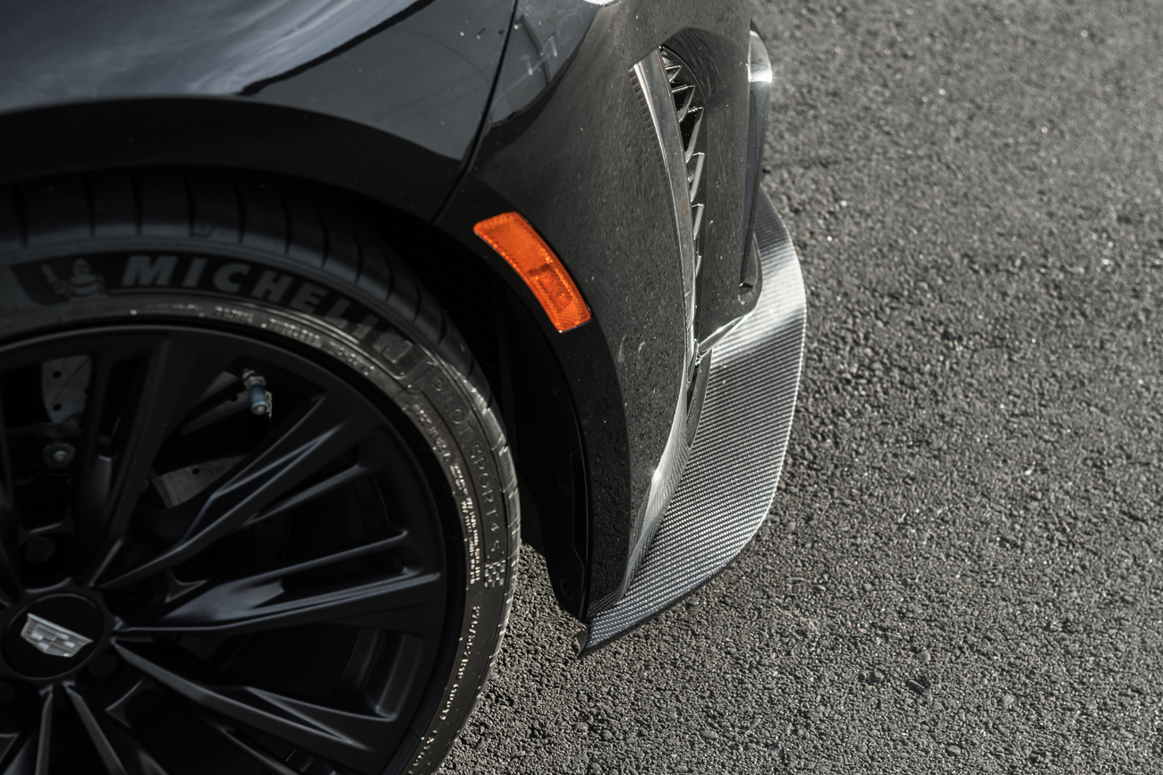 2020-24 Cadillac CT5-V Blackwing Front Lip Splitter-Carbon Fiber (18)