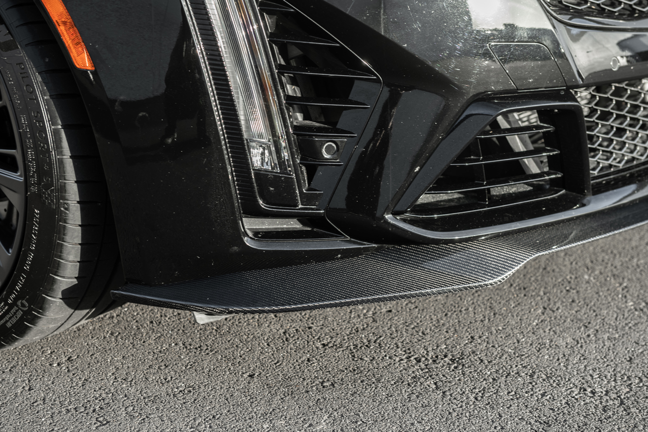 2020-24 Cadillac CT5-V Blackwing Front Lip Splitter-Carbon Fiber (21)