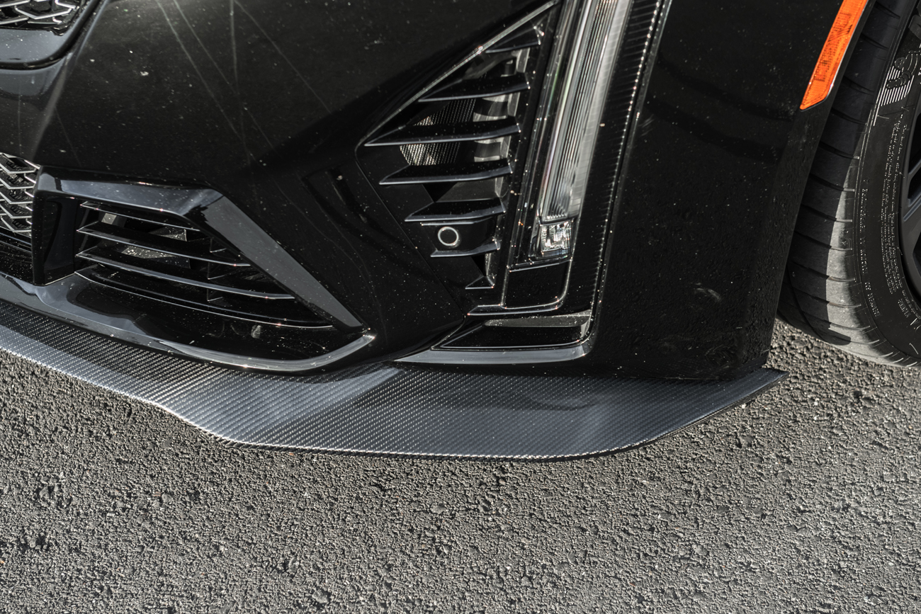 2020-24 Cadillac CT5-V Blackwing Front Lip Splitter-Carbon Fiber (28)
